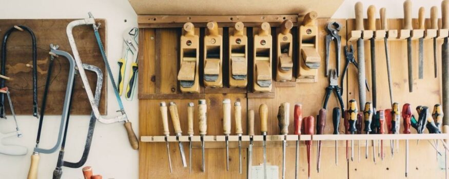 tools organized
