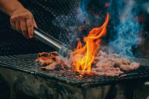 open fire grill